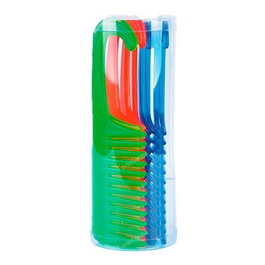 Bifull Bote de Peines con Gancho para Ducha, 12 Unidades