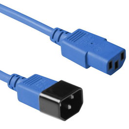 MicroConnect Cable de Alimentación Azul PE1413B3 C14 a C13, 3 Metros