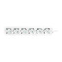 LogiLink LPS238 Regleta de 6 tomas, 1,5 m, Blanco