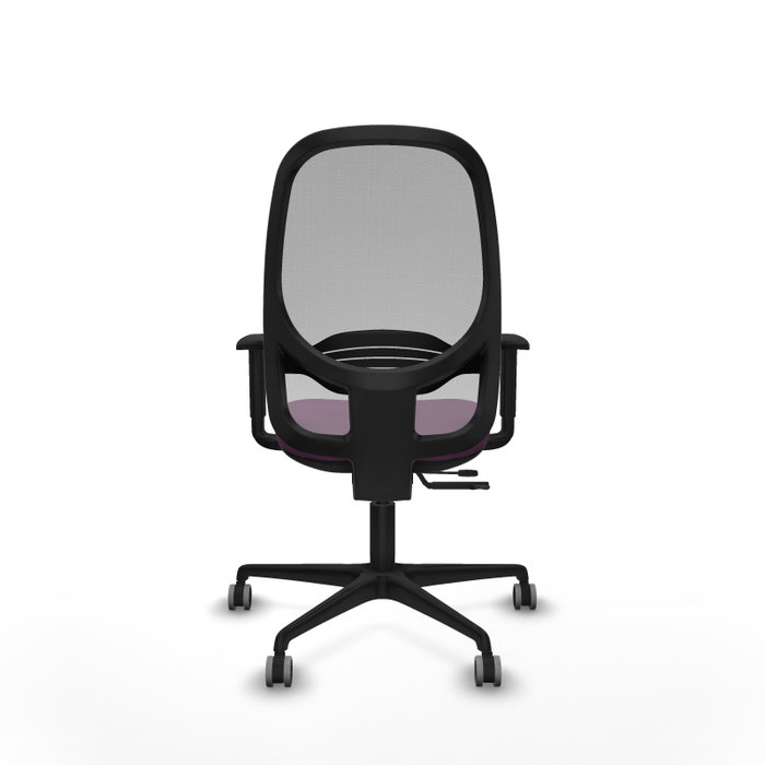 PIQUERAS Y CRESPO Silla de oficina Cilanco Morada con Malla Gris