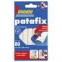 Imedio Patafix Masilla Adhesiva Blanca Removible de 80 Pastillas (Set de 12)