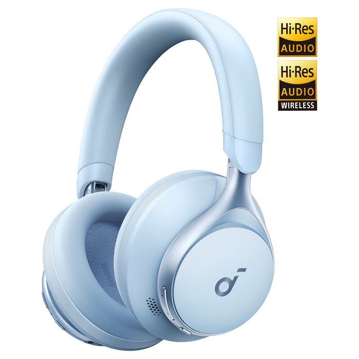 Anker Soundcore Space One Auriculares Inalámbricos Diadema Azul Música/uso diario Bluetooth USB Tipo C