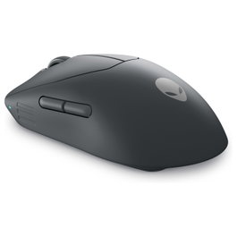 Alienware Pro Wireless Gaming Mouse Dark Side of the Moon - Ratón Óptico 26000 DPI, Ambidiestro, Recargable, Negro