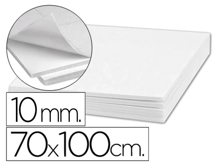 Liderpapel Cartón Pluma Blanco 70x100cm Espesor 10 mm Liderpapel Cartón Pluma Blanco 70x100cm Espesor 10 mm