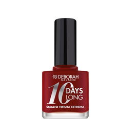 Deborah Milano Laca Uñas 10Days Long Dark Red 161, Larga Duración hasta 10 Días sin lámpara UV