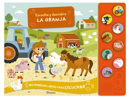 AUZOU EDITIONS Escucha y descubre. La granja. Libro de sonidos, Ilaria Falorsi - AUZOU EDITIONS