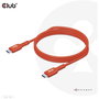 Club 3D CAC-1515 Cable USB 2.0 Tipo C 240W 4m Naranja