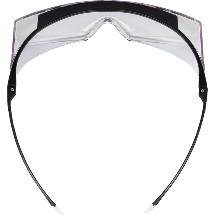 uvex super f OTG spectacles black/clear