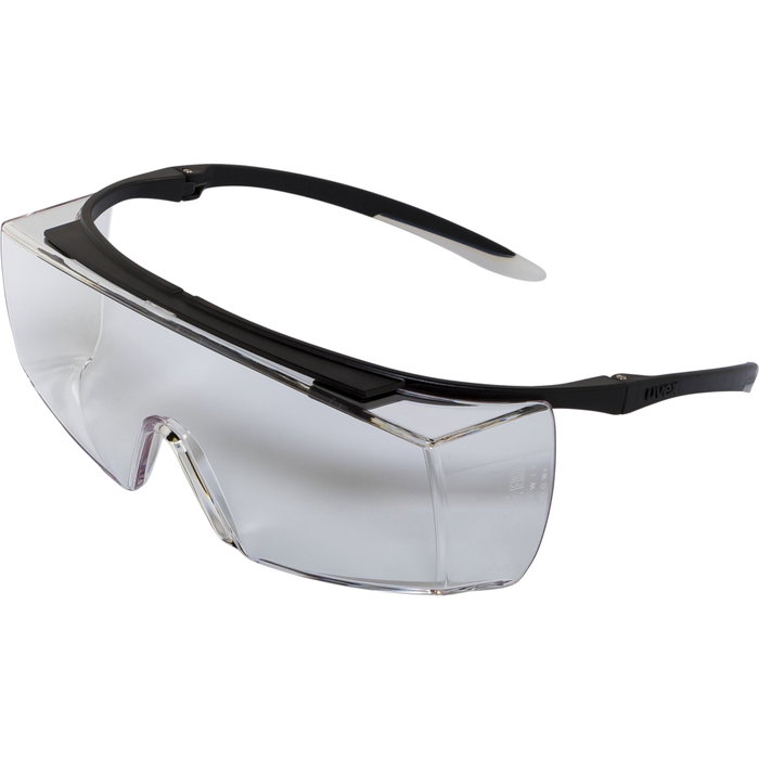 uvex super f OTG spectacles black/clear