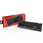 Sparco STEALTH Teclado Gaming de Membrana Full-Size Español RGB Negro - QWERTY, Anti-Ghosting 19 Teclas, Ruleta de Volumen, 111 Teclas, USB