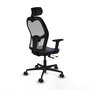 PIQUERAS Y CRESPO Silla de oficina Jorquera con mecanismo Sincro/Traslack, Gris