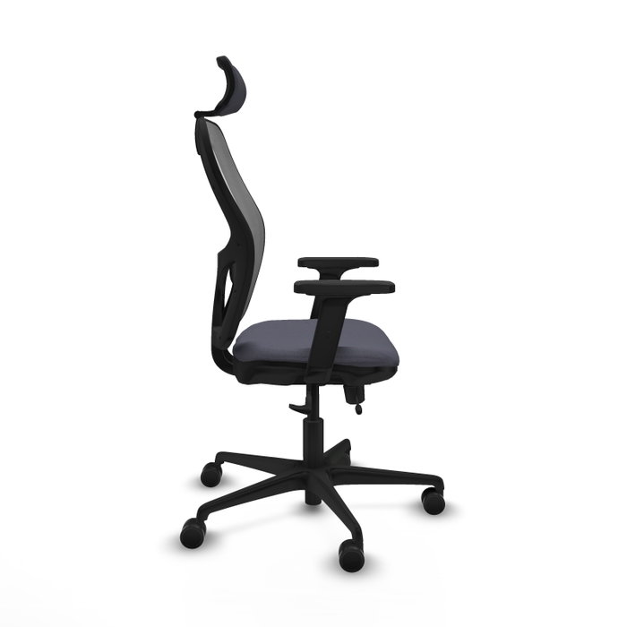 PIQUERAS Y CRESPO Silla de oficina Jorquera con mecanismo Sincro/Traslack, Gris PIQUERAS Y CRESPO Silla de oficina Jorquera con mecanismo Sincro/Traslack, Gris