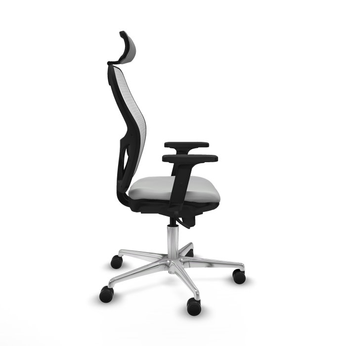 PIQUERAS Y CRESPO Silla de oficina Jorquera Gris claro y Blanco PIQUERAS Y CRESPO Silla de oficina Jorquera Gris claro y Blanco