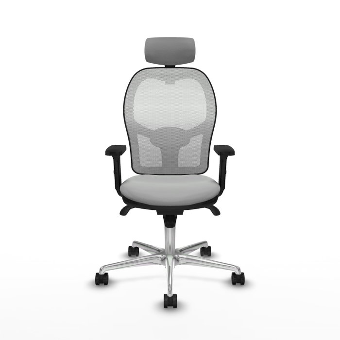 PIQUERAS Y CRESPO Silla de oficina Jorquera Gris claro y Blanco PIQUERAS Y CRESPO Silla de oficina Jorquera Gris claro y Blanco