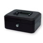 Bismark Caja de caudales con bandeja negra 20x9,5x15cm