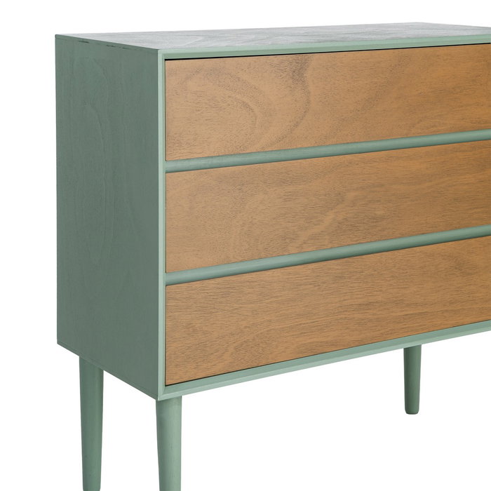 Ixia Cómoda Verde DM para Dormitorio 75 x 35 x 75 cm
