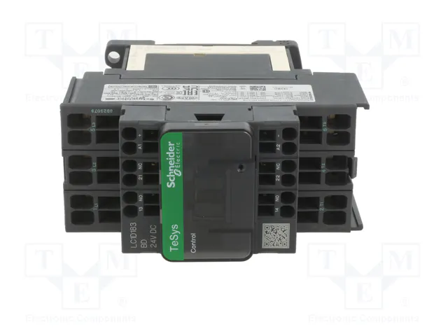 SCHNEIDER ELECTRIC Contactor TeSys D LC1D183BD 3-polar 24VDC 18A