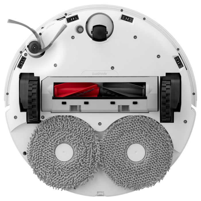 Roborock Qrevo Curv 5A1 Robot Aspirador y Fregador con Estación Base Multifunción Sin Bolsa, Color Negro y Blanco