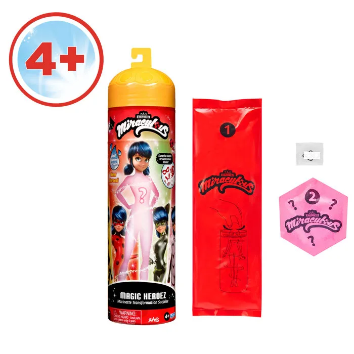 Bandai Miraculus Ladybug Marinette Muñeca que cambia de color 26 cm BAN3701405812201