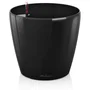 Maceta LECHUZA Classico Premium 60 - juego completo, negro brillante