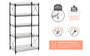 Confortime Estantería Metálica de 5 Niveles 52 cm (ancho) x 34 cm (largo) x 110 cm (alto) (2 Unidades)