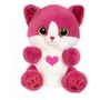 Gipsy Toys Gato de Peluche Berry - Rosa Frambuesa con Corazón en la Barriga - 23 cm - AACLC73597