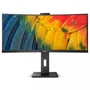 Philips 34B1U5600CH/00 Monitor Curvo de 86.4 cm (34") WQHD 3440x1440 100Hz VA USB-C con Webcam 5MP, KVM, Altavoces y Sensores