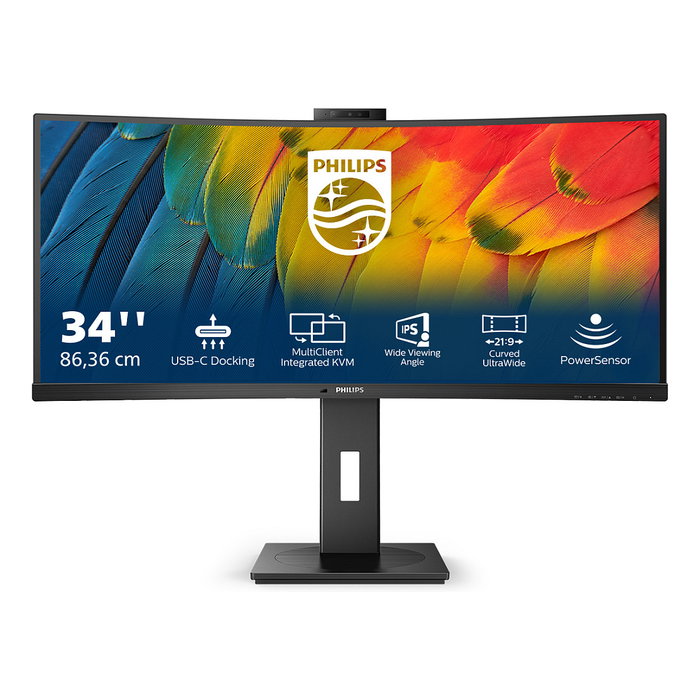 Philips 34B1U5600CH/00 Monitor Curvo 34 Pulgadas WQHD VA USB-C