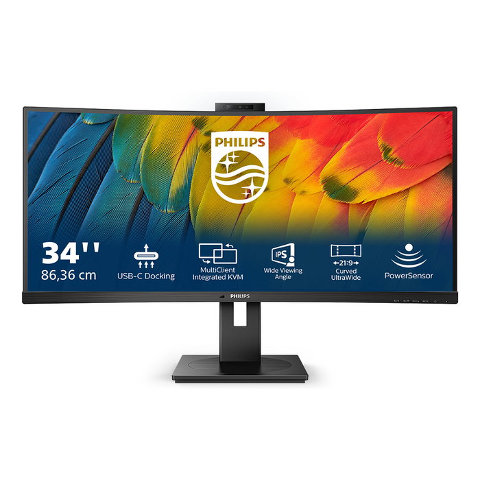 Philips 34B1U5600CH/00 Monitor Curvo 34 Pulgadas WQHD VA USB-C