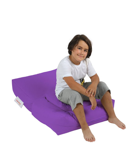Atelier Del Sofa Puf Individual Infantil Morado para Jardín Exterior Impermeable Comodidad Durabilidad Atelier Del Sofa Puf Individual Infantil Morado para Jardín Exterior Impermeable Comodidad Durabilidad