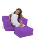 Atelier Del Sofa Puf Individual Infantil Morado para Jardín Exterior Impermeable Comodidad Durabilidad