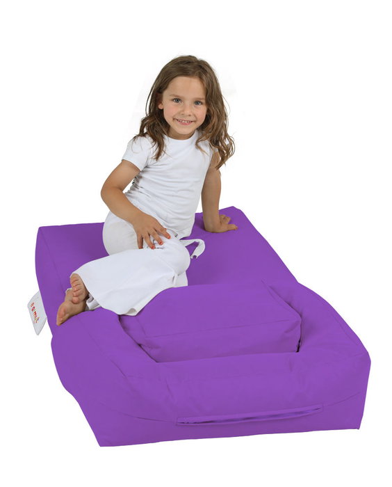 Atelier Del Sofa Puf Individual Infantil Morado para Jardín Exterior Impermeable Comodidad Durabilidad Atelier Del Sofa Puf Individual Infantil Morado para Jardín Exterior Impermeable Comodidad Durabilidad