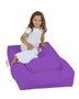 Atelier Del Sofa Puf Individual Infantil Morado para Jardín Exterior Impermeable Comodidad Durabilidad