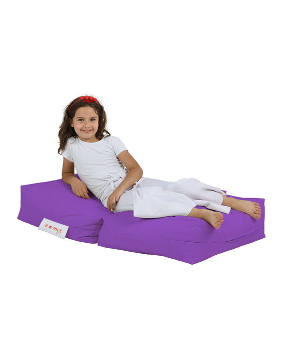Atelier Del Sofa Puf Individual Infantil Morado para Jardín Exterior Impermeable Comodidad Durabilidad Atelier Del Sofa Puf Individual Infantil Morado para Jardín Exterior Impermeable Comodidad Durabilidad