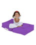 Atelier Del Sofa Puf Individual Infantil Morado para Jardín Exterior Impermeable Comodidad Durabilidad