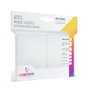 Gamegenic Prime Sleeves White (100) - Protección Profesional para Cartas de Tamaño Estándar, Paquete de 100 Fundas