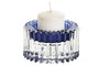 DKD Home Decor Portavela de Cristal Surtido 8x8x4,5 cm
