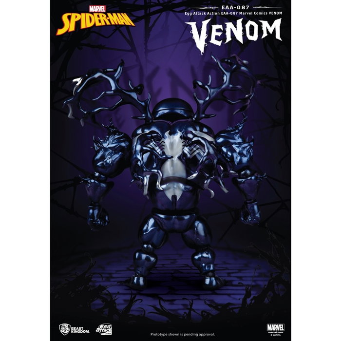 Beast Kingdom Figura Egg Attack Marvel PVC ABS 20cm con Accesorios y Base Expositora
