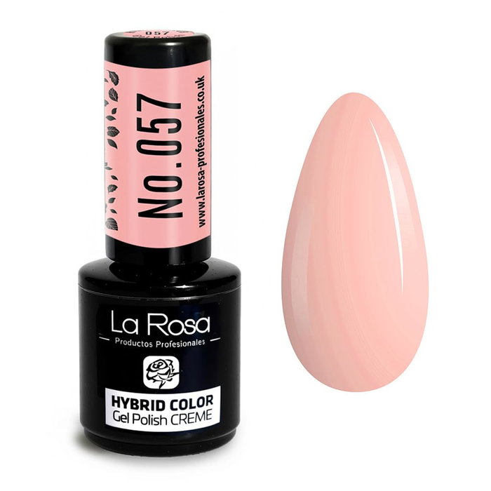 La Rosa Esmalte Semipermanente UV/LED Creme Nº 057 Marfil La Rosa Esmalte Semipermanente UV/LED Creme Nº 057 Marfil