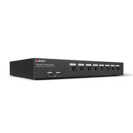 LINDY 8 Port HDMI 4K60 USB 2.0 & Audio KVM Switch 39538