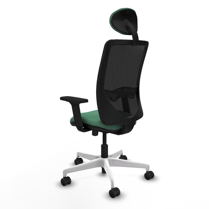 PIQUERAS Y CRESPO Silla de oficina Zulema Verde esmeralda y Negro PIQUERAS Y CRESPO Silla de oficina Zulema Verde esmeralda y Negro
