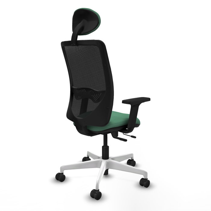 PIQUERAS Y CRESPO Silla de oficina Zulema Verde esmeralda y Negro PIQUERAS Y CRESPO Silla de oficina Zulema Verde esmeralda y Negro