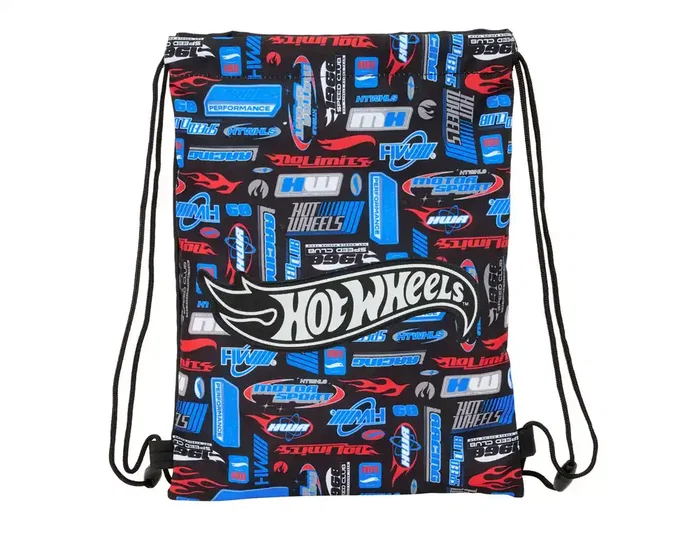 Safta Saco Plano Junior Hot Wheels 26x34x1 cm