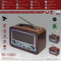 SAMI Radio Sami Vintage 3 bandas madera XL AC/pilas/batería