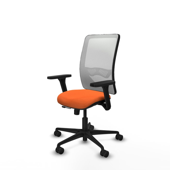 PIQUERAS Y CRESPO Silla de oficina Zulema Naranja y Blanco PIQUERAS Y CRESPO Silla de oficina Zulema Naranja y Blanco
