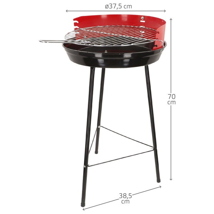 Aktive Barbacoa de carbón redonda Aktive Sport