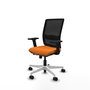 PIQUERAS Y CRESPO Silla de oficina Haches Naranja y Negro