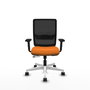 PIQUERAS Y CRESPO Silla de oficina Haches Naranja y Negro