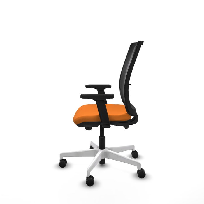 PIQUERAS Y CRESPO Silla de oficina Haches Naranja y Negro