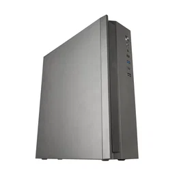 Tacens Caja PC ACSLIM500 Micro-ATX Slim Negro Mini Tower con Fuente de 500W, USB-C, USB 3.0, Refrigeración Avanzada y Diseño Dual (Horizontal/Vertical)